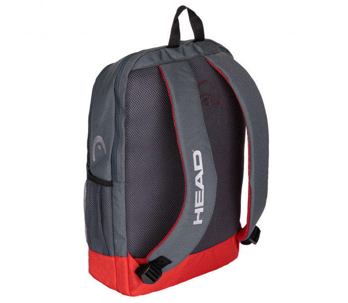 Рюкзак спортивный "HEAD CORE Backpack", с карманом под 1 теннисную ракетку, чёрно-красный-фото 2 hover image